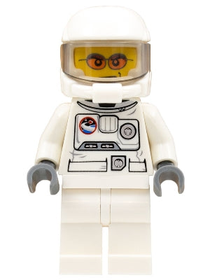 Preowned LEGO® Minifigure – Town cty0223 Spacesuit White Legs Space Helmet Orange Sunglasse