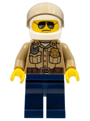 Preowned LEGO® Minifigure – Town cty0276 Forest Police Dark Tan Shirt w/Pockets Radio and G