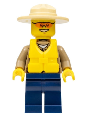 Preowned LEGO® Minifigure – Town cty0284 Forest Police Dark Tan Shirt w/Pockets Radio and G