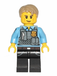 Preowned LEGO® Minifigure – Town cty0341 Police LEGO® City Undercover Chase McCain
