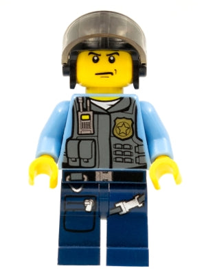 Preowned LEGO® Minifigure – Town cty0362 Police LEGO® City Undercover Elite Police Officer