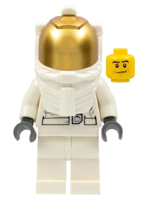 Preowned LEGO® Minifigure – Town cty0384 Astronaut White Legs Underwater Helmet Visor