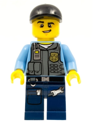 Preowned LEGO® Minifigure – Town cty0432 Police LEGO® City Undercover Elite Police Officer
