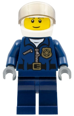 Preowned LEGO® Minifigure – Town cty0482 Police City Helicopter Pilot
