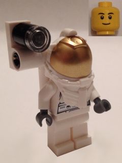 Preowned LEGO® Minifigure – Town cty0561 Astronaut Male w/Side Lamp