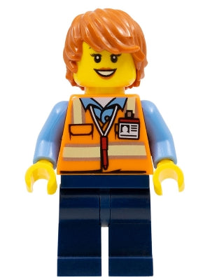Preowned LEGO® Minifigure – Town cty0571 Service Car Female Driver