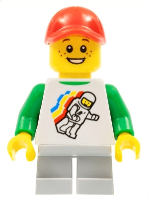 Preowned LEGO® Minifigure – Town cty0577 Classic Space Minifigure Floating Pattern Light Bl