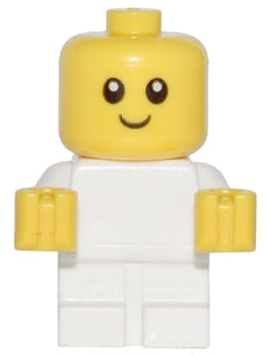 Preowned LEGO® Minifigure – Town cty0668 Baby White Body w/Yellow Hands