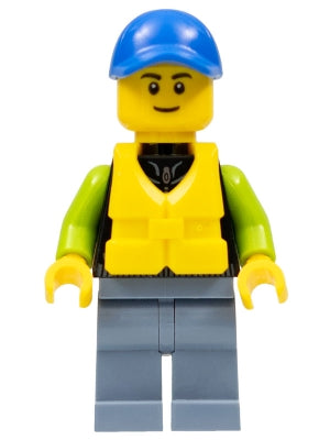 Preowned LEGO® Minifigure – Town cty0730 Catamaran Operator Male