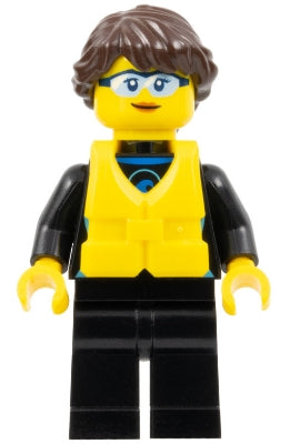 Preowned LEGO® Minifigure – Town cty0731 Catamaran Operator Female