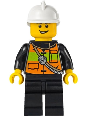 Preowned LEGO® Minifigure – Town cty0741 Fire Reflective Stripe Vest w/Pockets and Shoulder