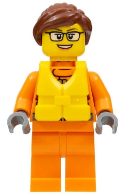 Preowned LEGO® Minifigure – Town cty0812 Coast Guard City Female Raft Pilot