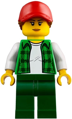 Preowned LEGO® Minifigure – Town cty0838 Truck Driver Female