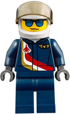 Preowned LEGO® Minifigure – Town cty0841 Airshow Jet Pilot