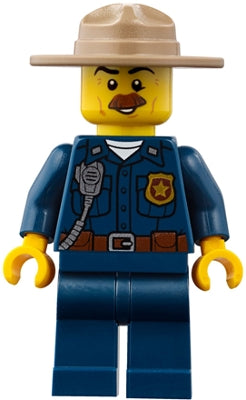 LEGO® Minifigure Town cty0870 Mountain Police Police Chief Male