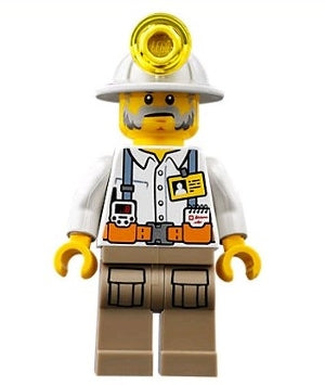 Preowned LEGO® Minifigure – Town cty0876 Miner Foreman