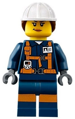 Preowned LEGO® Minifigure – Town cty0877 Miner Female Explosives Engineer