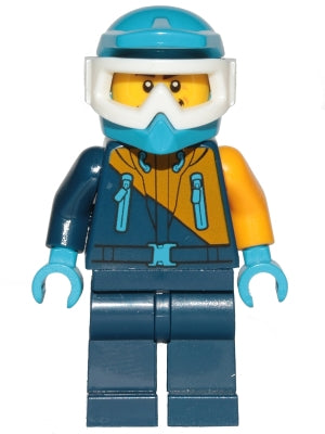 Preowned LEGO® Minifigure – Town cty0904 Arctic Snowmobile Driver