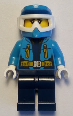 Preowned LEGO® Minifigure – Town cty0927 Arctic Explorer Female Dirt Bike Helmet Goggles