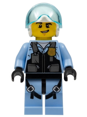 Preowned LEGO® Minifigure – Town cty0953 Sky Police Jet Pilot