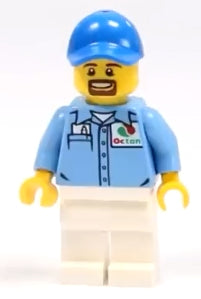 Preowned LEGO® Minifigure – Town cty1075 Gas Station Worker