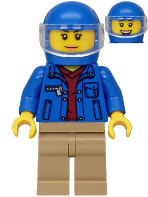 Preowned LEGO® Minifigure – Town cty1199 Pilot Rivera