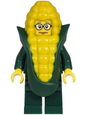 Preowned LEGO® Minifigure – Town cty1222 Mayor Fleck Dark Green Suit Jacket Corn Cob Costum