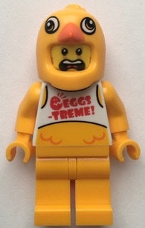 LEGO® Minifigure Town cty1398 Clemmons Stuntz Driver Bright Light Orange Chicken