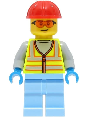 LEGO® Minifigure Town cty1426 Space Engineer Male Neon Yellow Safety Vest Bright