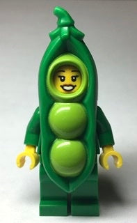 Preowned LEGO® Minifigure – Town cty1479 Peapod Costume Girl Green Jacket