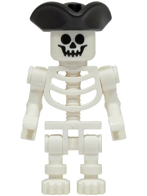 LEGO® Minifigure Town cty1501 Skeleton Stuntz Black Pirate Tricorne Bent Arms