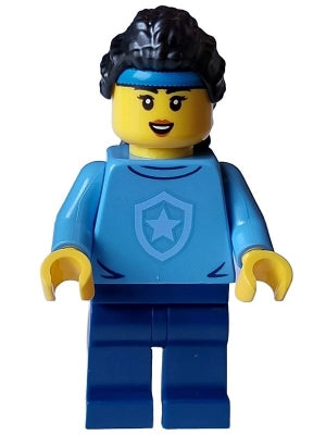 Preowned LEGO® Minifigure – Town cty1560 Police City Officer in Training Female Medium Blue