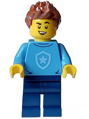 Preowned LEGO® Minifigure – Town cty1561 Police City Officer in Training Male Medium Blue S