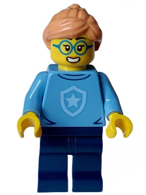 Preowned LEGO® Minifigure – Town cty1562 Police City Officer in Training Female Medium Blue