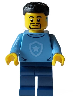 Preowned LEGO® Minifigure – Town cty1563 Police City Officer in Training Male Medium Blue S