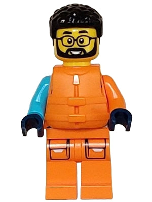 Preowned LEGO® Minifigure – Town cty1607 Arctic Explorer Male Shoulder Bag Glasses Black Ha
