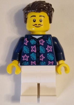 Preowned LEGO® Minifigure – Town cty1621 Apartment Building Resident Male Dark Blue Jacket