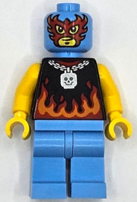 Preowned LEGO® Minifigure – Town cty1668 Taco Monster Truck Driver Male Black Sleeveless Sh