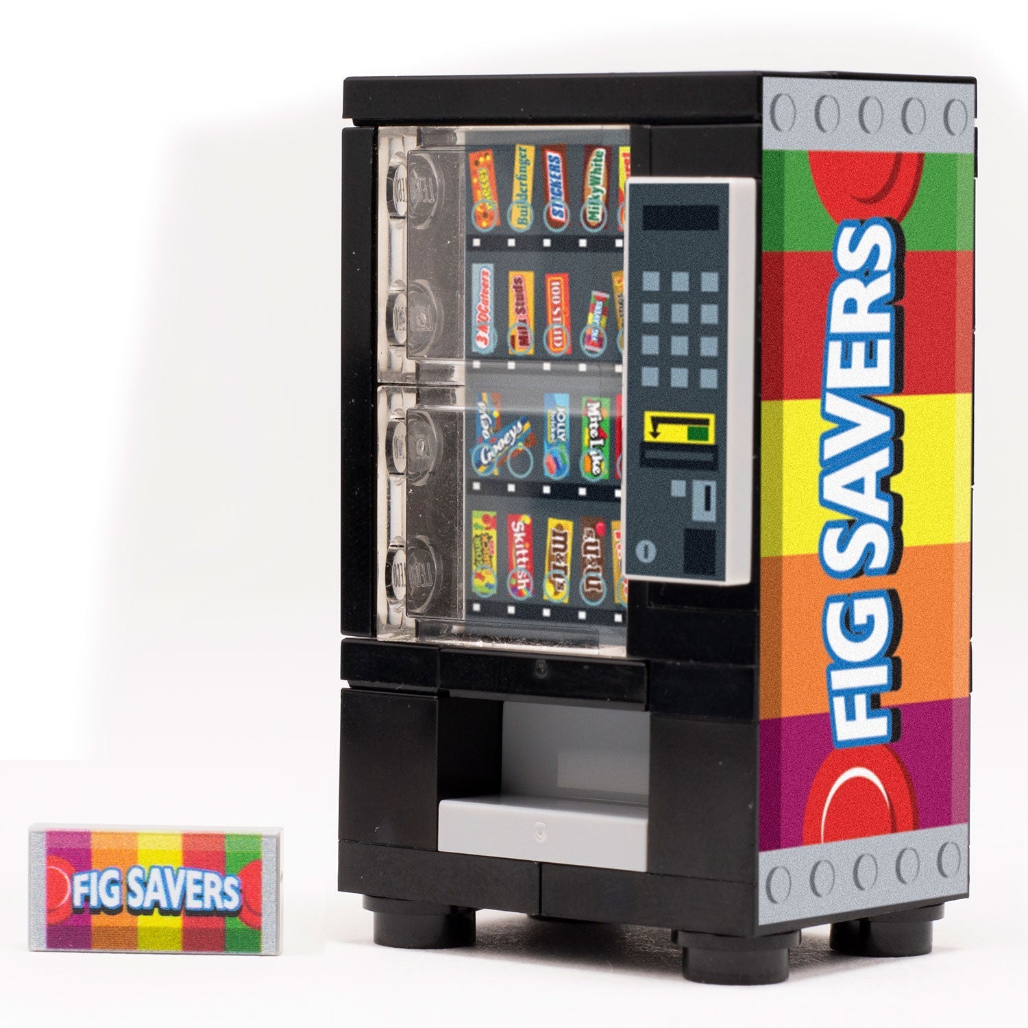 Brickshow Shop Fig Savers - B3 Customs® Candy Bar Vending Machine Building Kit
