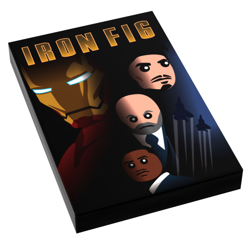 Iron Fig Movie Cover (2x3 Tile) - B3 Customs