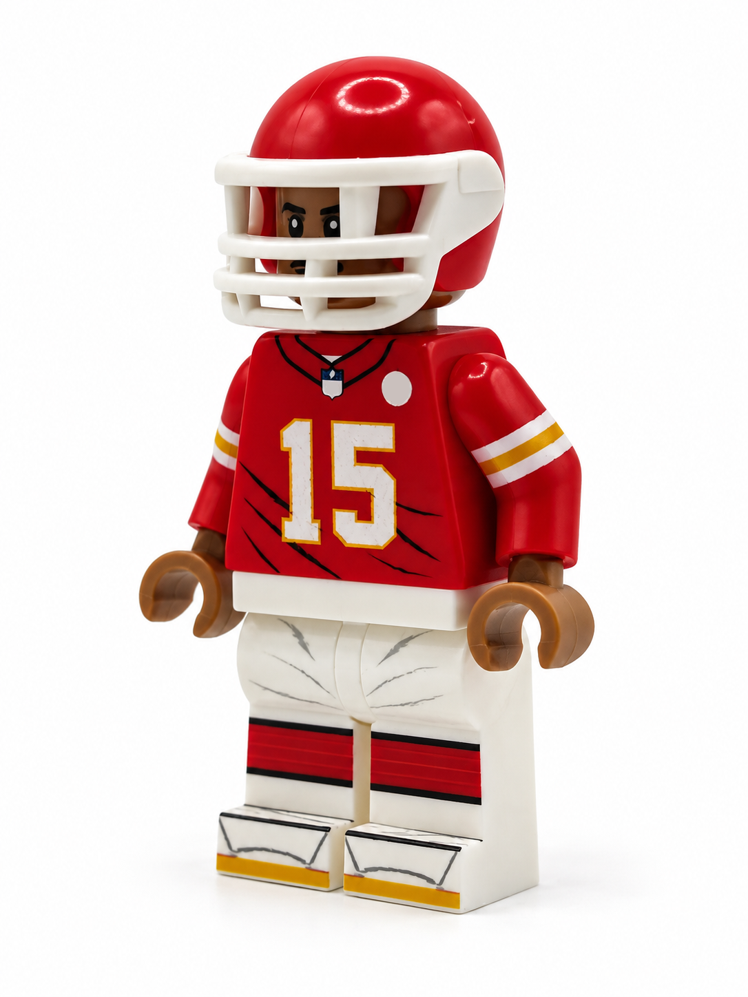 #15 Chiefs Football Player Minifig made using LEGO parts - B3 Customs