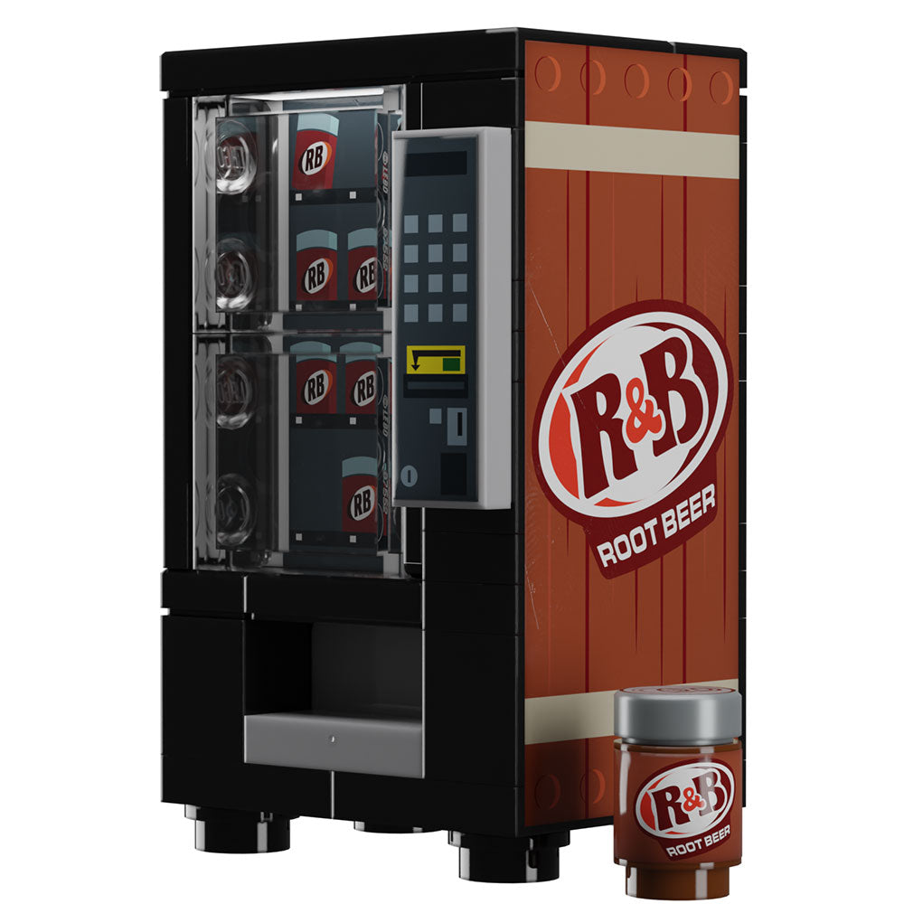 Brickshow Shop R & B Root Beer - B3 Customs Soda Vending Machine Building Kit