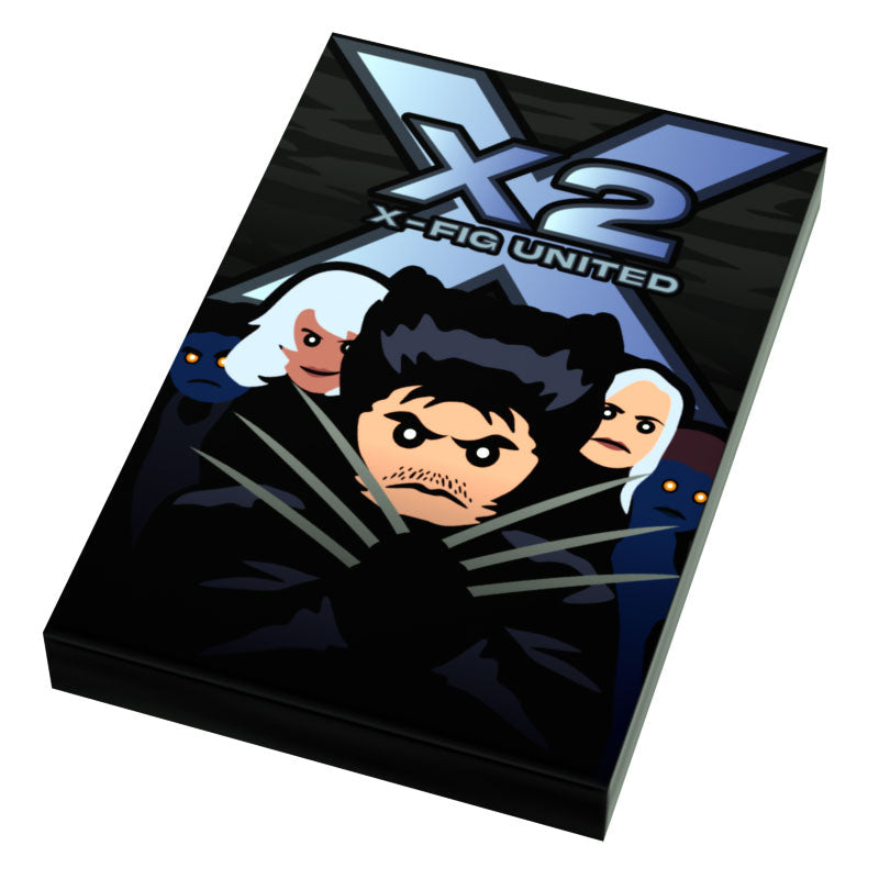 X2: X-Fig United Movie Cover (2x3 Tile) - B3 Customs