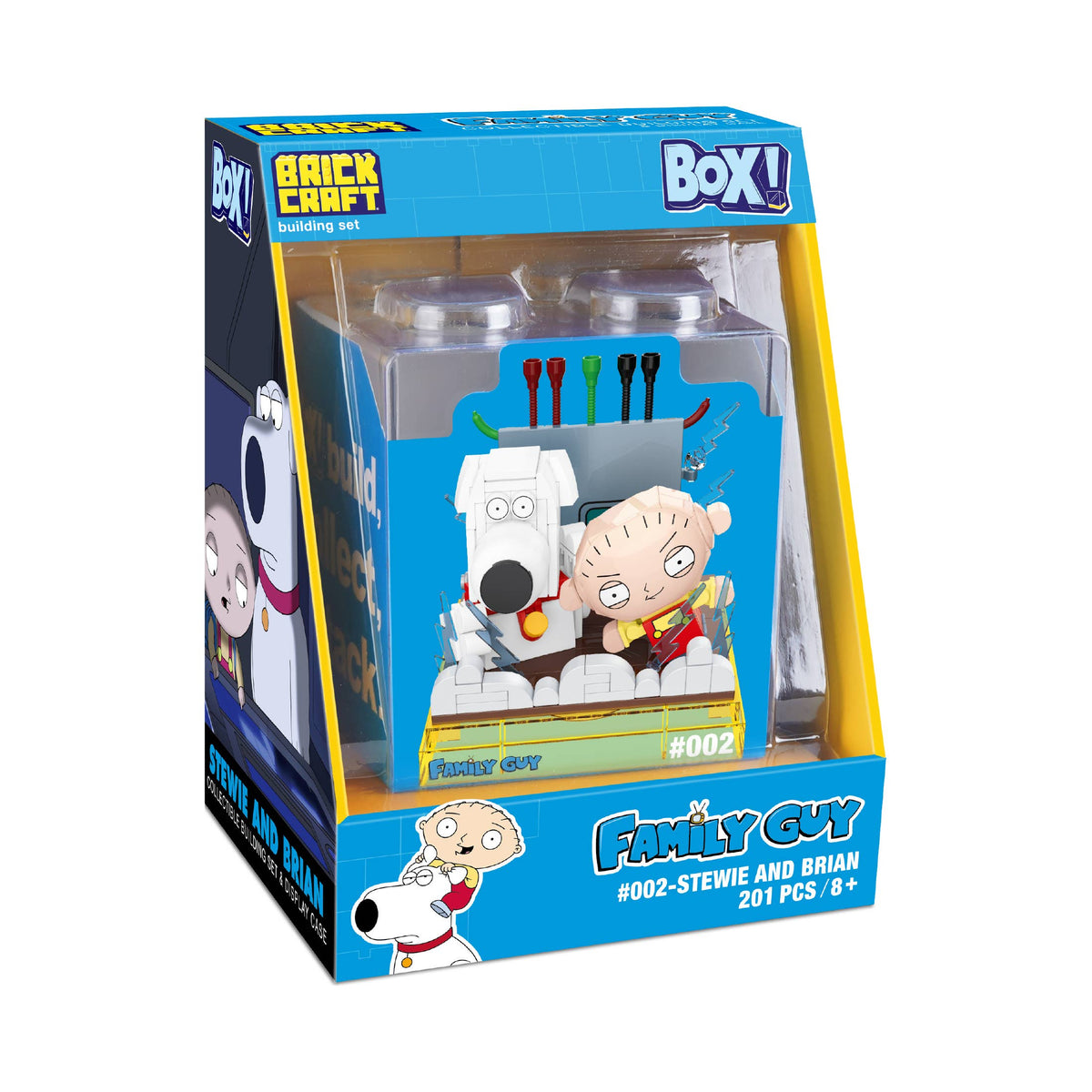 Family Guy Stewie & Brian Box Building Set 201pc