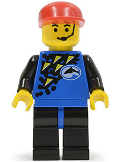 Preowned LEGO® Minifigure – Town div013 Divers Blue Red Cap