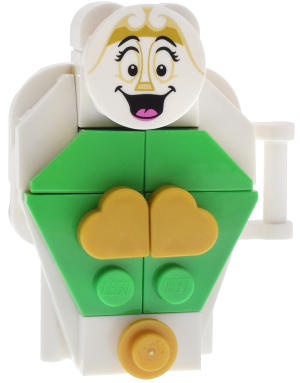 Preowned LEGO® Minifigure – Disney dp223 (Wardrobe - Bright Green Doors, Printed Round Face)