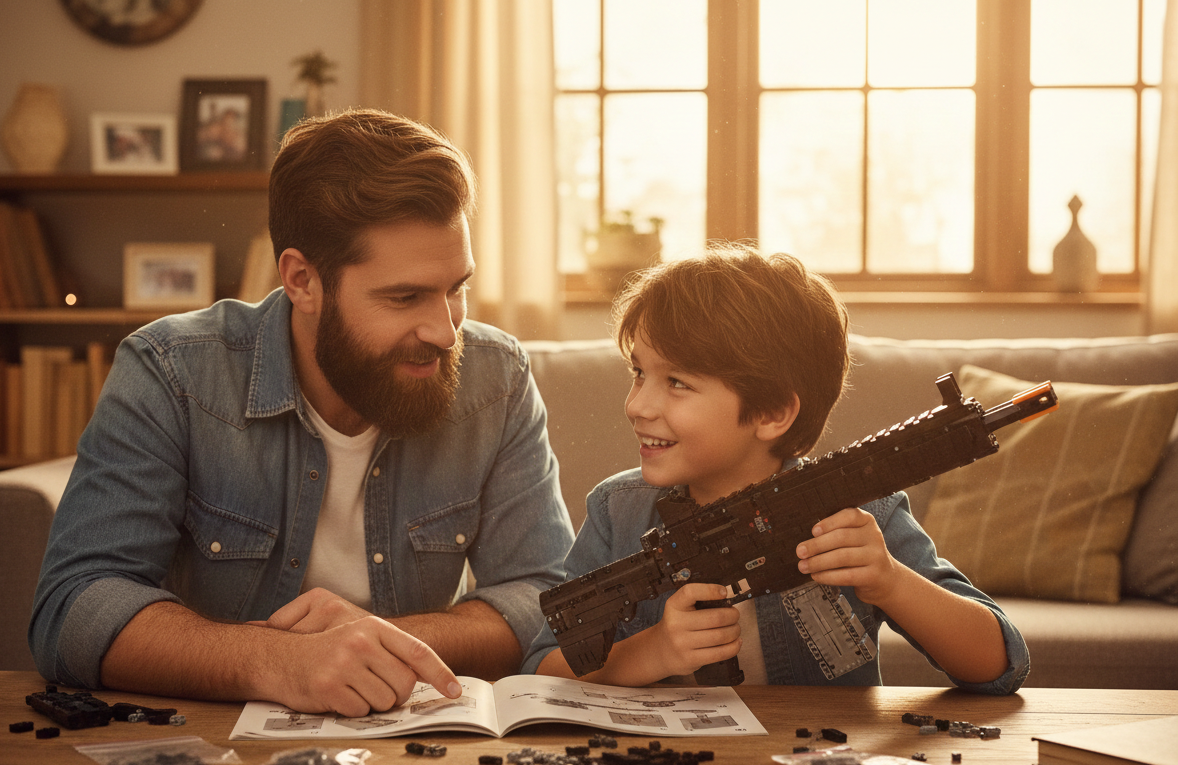 Caliber Precision Building Blocks Rifle Toy