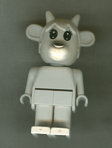 Preowned LEGO® Minifigure – Fabuland fab5g Fabuland Goat Gertrude Goat White Head