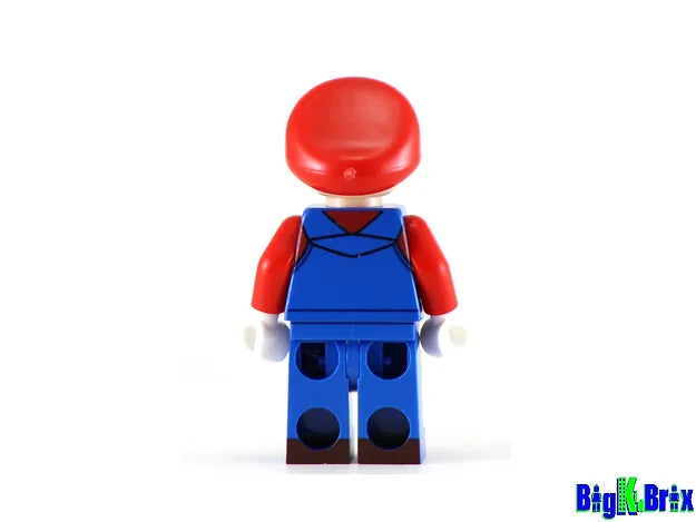 Big Kid Brix Custom LEGO® Minifigure – MARIO NINTENDO Game Collectible
