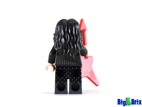 Big Kid Brix Custom LEGO® Minifigure – KISS ACE FREHLEY GUITARIST Collectible